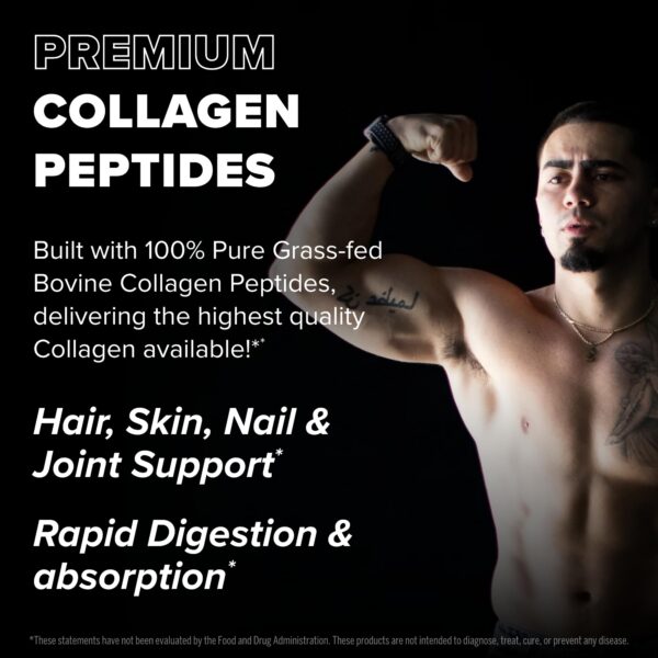 Version 1.0.0 Muestra de porciones de colágeno en polvo