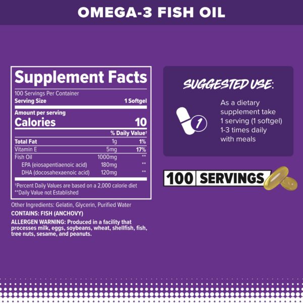Etiqueta frontal FINAFLEX Pure Fish Oil