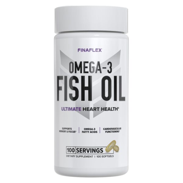 FINAFLEX Pure Fish Oil frasco de cápsulas blandas