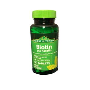 Tabletas Biotina y Keratina Finest Nutrition