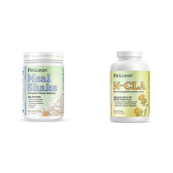 Frente del envase Fit & Lean Batido vainilla