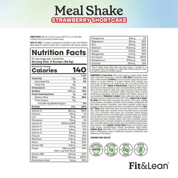 Cuchara y polvo de Strawberry Shortcake