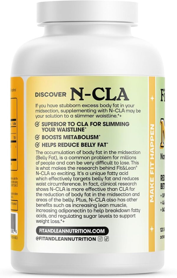 Fit & Lean N-CLA etiqueta de botella