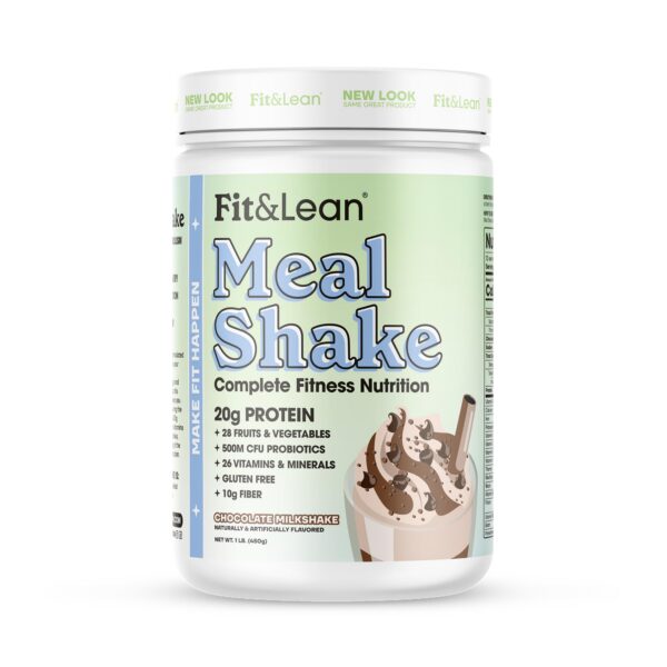 Version 1.0.0 Fit & Lean Shake chocolate frente de envase