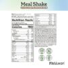Informacion nutricional de Shake chocolate