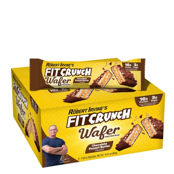 Barras FITCRUNCH de proteina tipo oblea