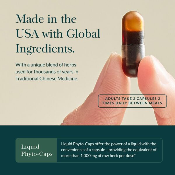 Version 1.0.0 Fito-cápsulas líquidas veganas Astragalus Supreme Gaia Herbs
