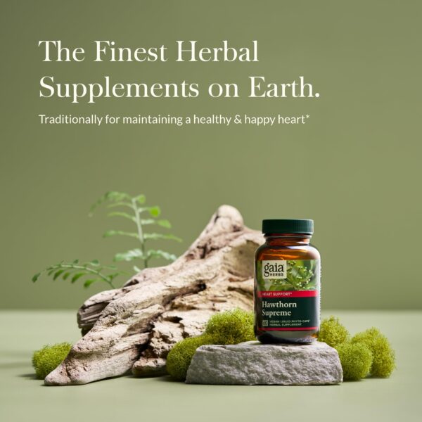 Fito-cápsulas veganas Gaia Herbs para salud cardiovascular