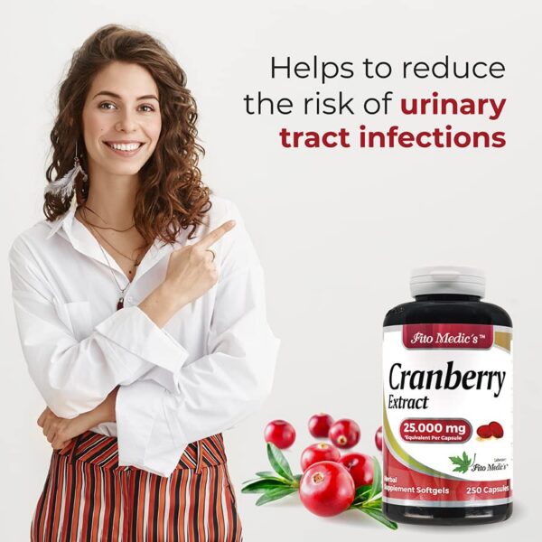 Frasco de cápsulas de arándano