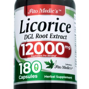 Frasco de cápsulas Licorice Root FITO MEDIC'S