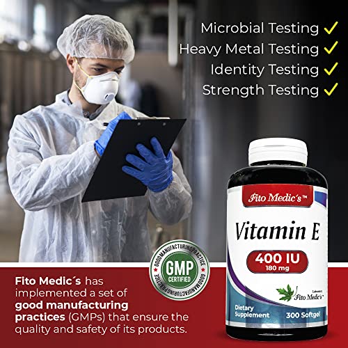 FITO MEDIC'S Vitamina E cápsulas suave aceite antioxidante