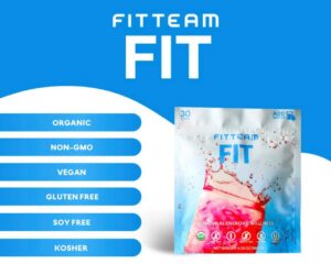 Fitteam Fit 30 palitos individuales empaque frontal