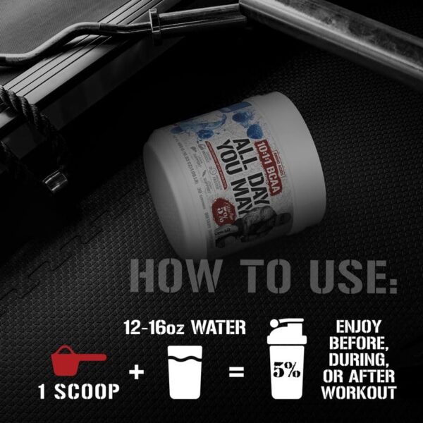 Cuchara medidora junto al envase