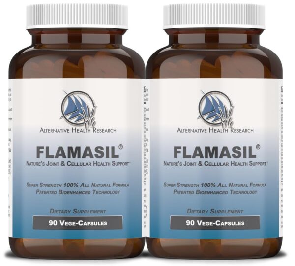 Frascos de Flamasil suplemento antiinflamatorio y para articulaciones