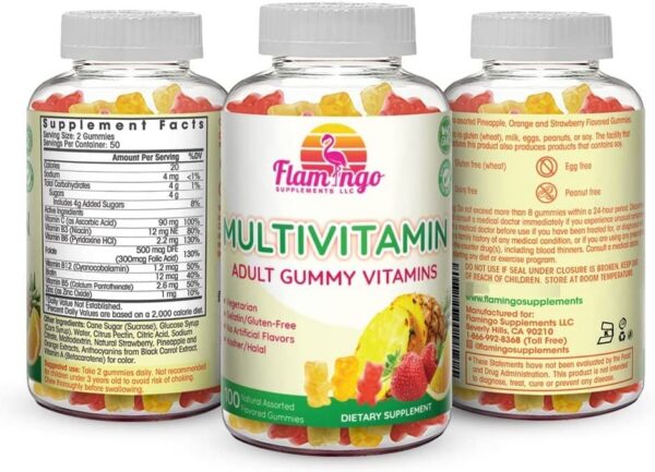 Gomitas multivitamínicas de Flamingo