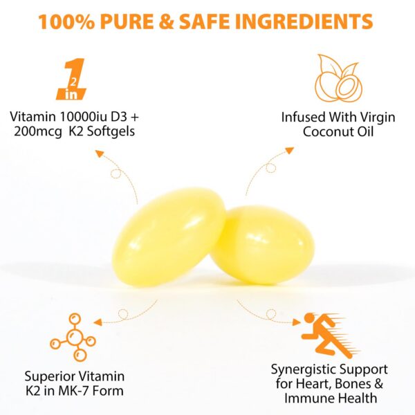 Cápsulas dentro del frasco Flasture D3 K2