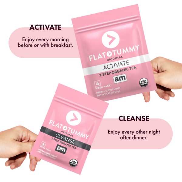 Flat Tummy Tea paquete 4 semanas detox mujer