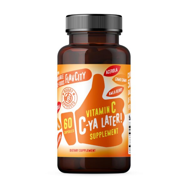Etiqueta C-Ya Later vitamina C