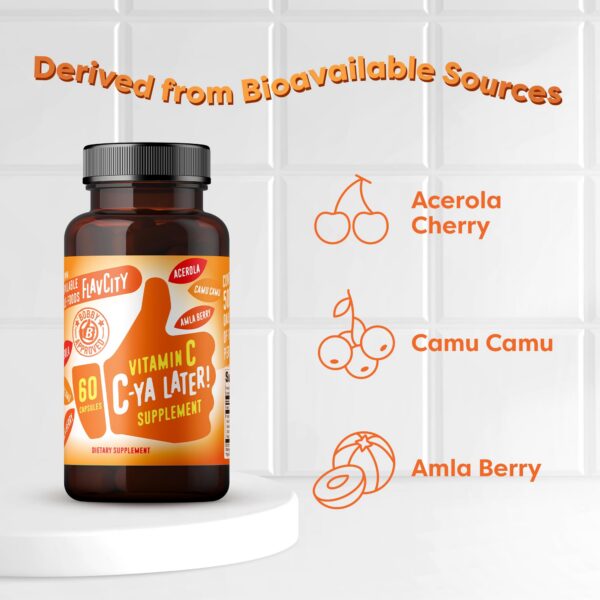 FlavCity vitamina C con acerola camu camu y amla