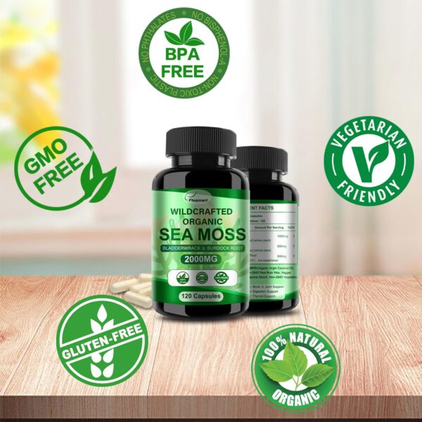 Etiqueta lateral Fleamart Irish Sea Moss