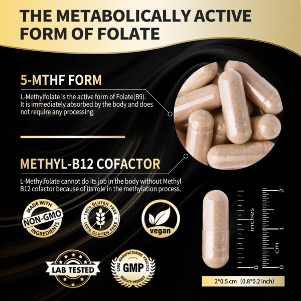 Etiqueta del producto Fleamart L-Methylfolato 15 mg