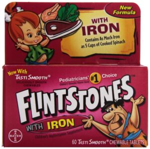Version 1.0.0 Flintstones multivitaminas con hierro 60 tabletas masticables