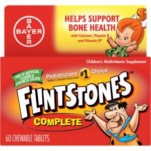 Version 1.0.0 Flintstones Multivitamínico Completo tabletas masticables paquete doble