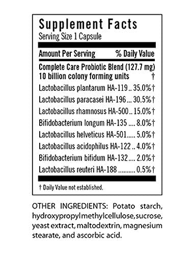 Version 1.0.0 Flora etiqueta frontal probiótico completo para cuidado digestivo