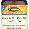 Flora Super 8 probióticos alta potencia caja frontal