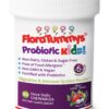 FloraTummys probióticos masticables niños sabor baya veganos