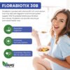 Florabiotix probiótico cápsula tamaño y detalles