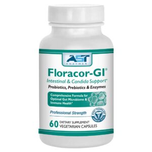 Floracor-GI etiqueta frontal en frasco