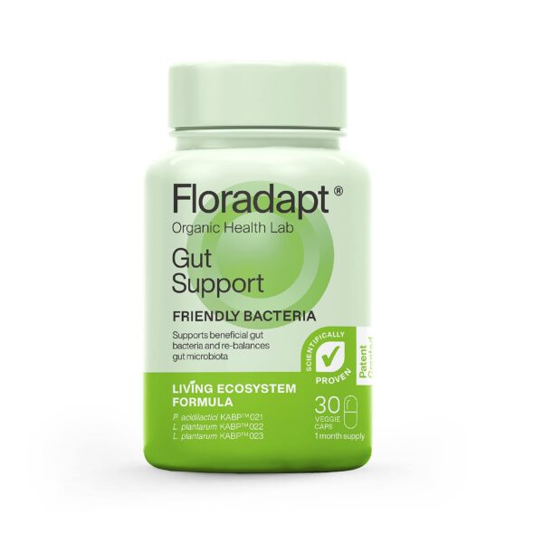 Floradapt probióticos apoyo intestinal botella frontal