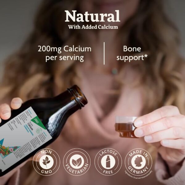 Suplemento líquido Floradix calcio para soporte muscular