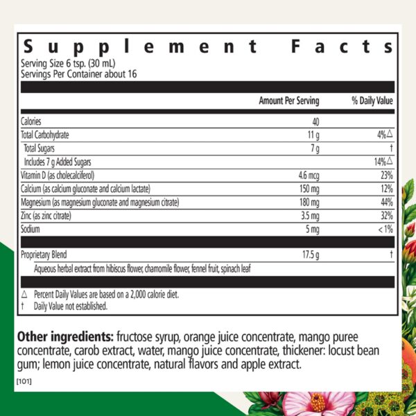 Version 1.0.0 Floradix Salus suplemento orgánico calcio y magnesio 17 oz