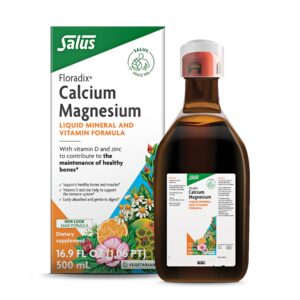 Version 1.0.0 Botella Floradix suplemento líquido calcio magnesio 17 oz