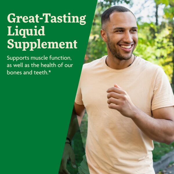 Etiqueta frontal de Floradix Magnesium líquido