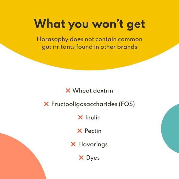 Ingredientes orgánicos Florasophy Firm Up fibra soluble prebiótica