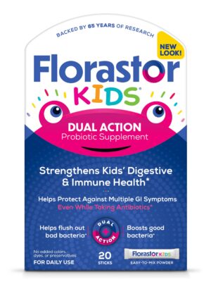 Version 1.0.0 Florastor Kids suplemento probiótico infantil 20 sobres polvo