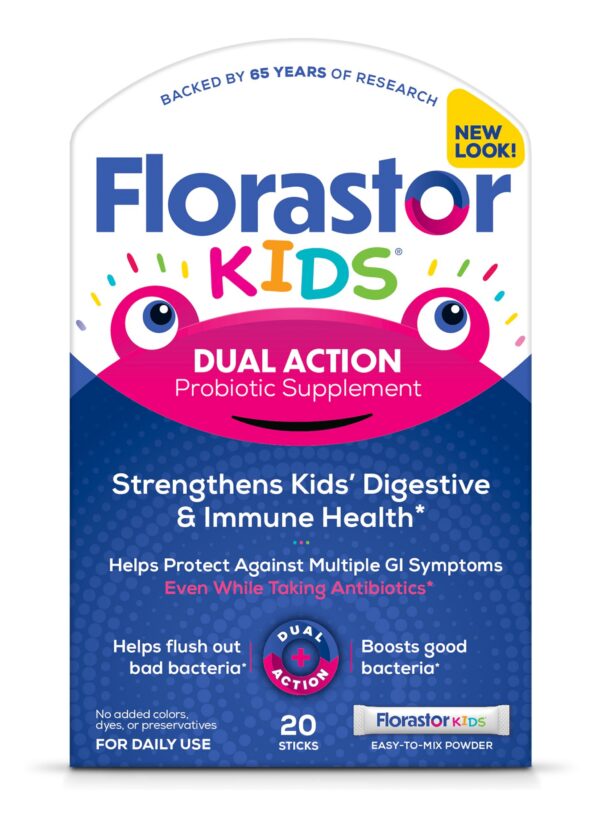 Version 1.0.0 Florastor Kids suplemento probiótico infantil 20 sobres polvo