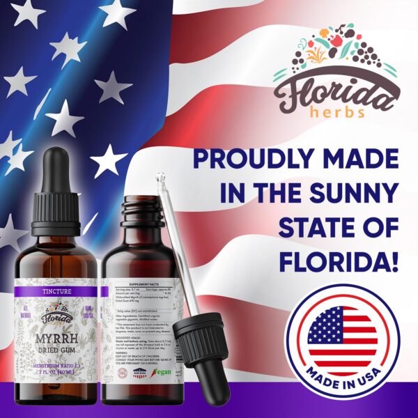 FLORIDA HERBS suplemento para salud digestiva tintura mirra