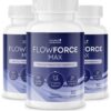 FlowForceMax suplemento herbal natural 30 tabletas masticables