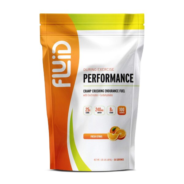 Frente del envase Fluid Performance – Fresh Citrus
