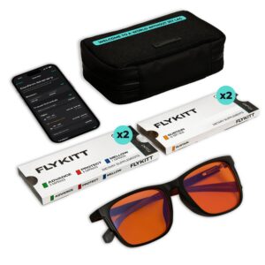 Flykitt sistema prevención jet lag estuche y suplementos