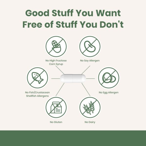 Vista lateral del envase Flynew 60 cápsulas