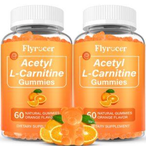 Gomitas acetil L-carnitina Flyrocer frasco frontal