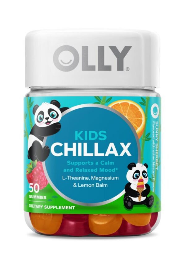 Imagen frontal del bundle Focus Factor Kids y OLLY Chillax