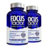 Version 1.0.0 Frasco de Focus Factor Original con etiqueta frontal