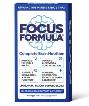 Version 1.0.0 Focus Formula envase de cápsulas