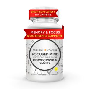 Focused Mind suplemento nootrópico para concentración y memoria